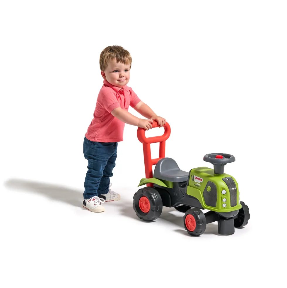 Traktor Falk Claas Med Ratt, Tuta & Tryckhandtag