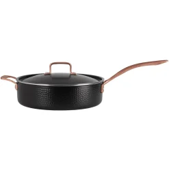 Traktörpanna Pepper med Lock 28 cm Svart