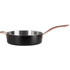 Traktörpanna Pepper med Lock 28 cm Svart