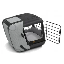 Transportbur 4Pets CareeLjusgrå