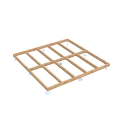 Träbalksgrund Palmako 3x3 m (inkl. LogFoot)