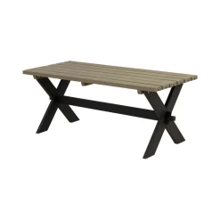 Träbord Utomhus PLUS Nostalgi Gråbrun/Svart i Furu