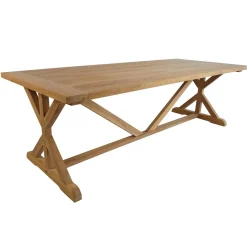 Trädgårdsbord Baltic Garden Prato bord med X-ben 240x100 cm