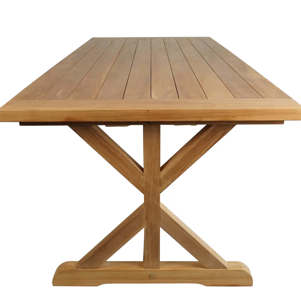 Trädgårdsbord Baltic Garden Prato bord med X-ben 240x100 cm