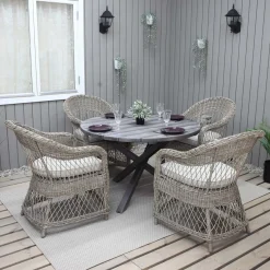 Trädgårdsfåtölj Baltic Garden Merida 2-pack