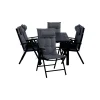 Trädgårdsgrupp Comfort Garden Monaco Matgrupp Utomhus 90x152-210 + 6 Maggie Positionsstol m Dyna