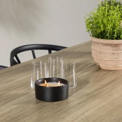 Trädgårdsgrupp Venture Home Merlo med 6 Stina Trädgårdsstolar