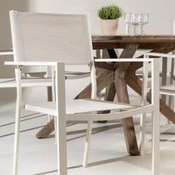 Trädgårdsgrupp Venture Home Rosario med 6 Copacabana Stolar