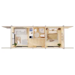 Trädgårdshus Palmako Cecilia 23,9 m2