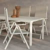 Trädgårdsmatgrupp Venture Home Giardini Matbord Beige med 6 st Break Trädgårdsstolar Beige