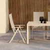Trädgårdsmatgrupp Venture Home Mirko Matbord Beige med 4 st Levanzo Trädgårdsstol Beige