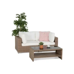 Trädgårdsmöbel Comfort Garden Loungegrupp Treviso 4 Brun