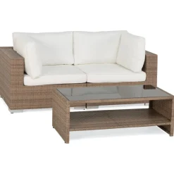 Trädgårdsmöbel Comfort Garden Loungegrupp Treviso 4 Brun
