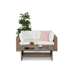 Trädgårdsmöbel Comfort Garden Loungegrupp Treviso 4 Brun