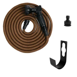 Trädgårdsslang By Benson Deluxe Set Mörk Sand 25 m