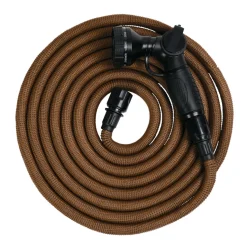 Trädgårdsslang By Benson Deluxe Set Mörk Sand 25 m