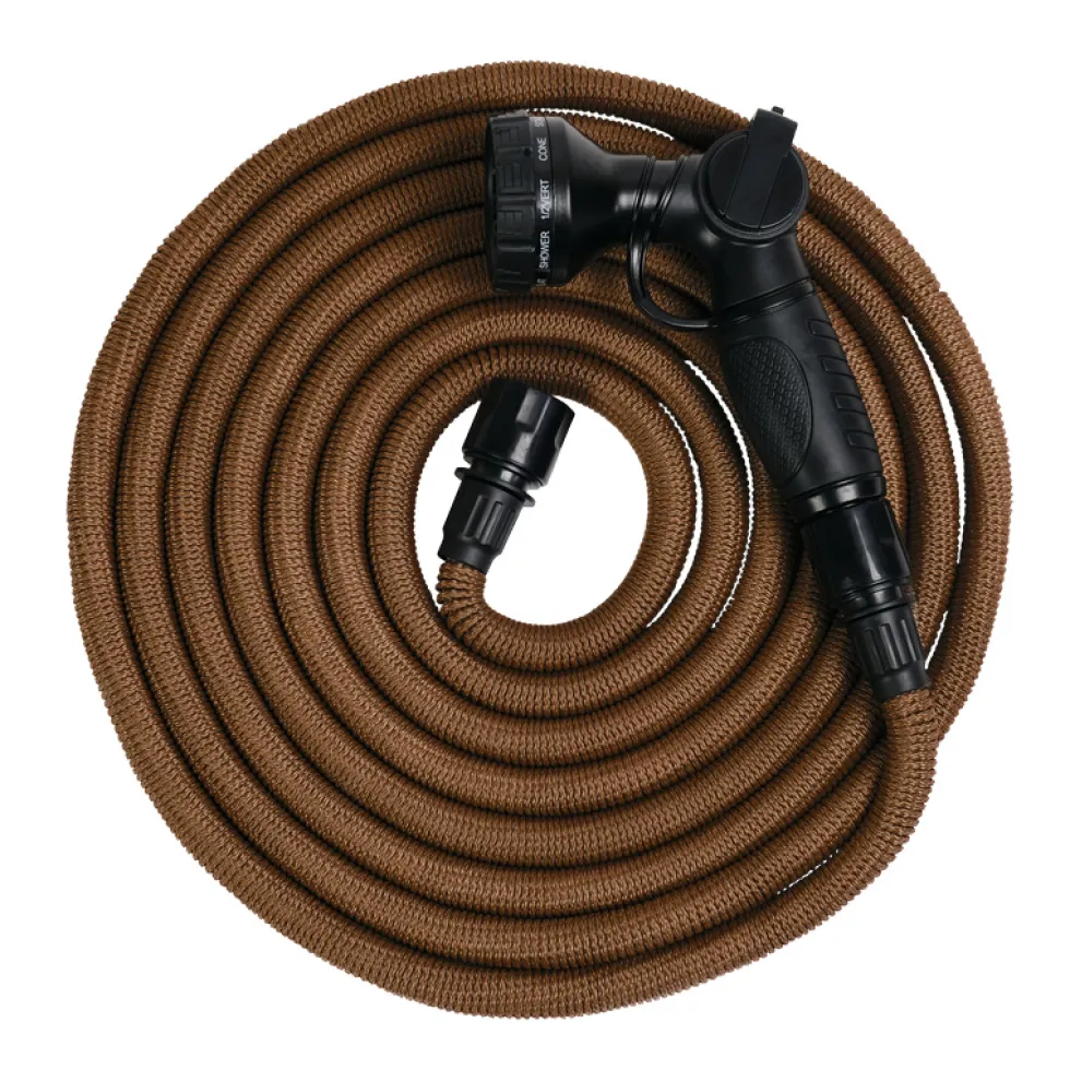 Trädgårdsslang By Benson Deluxe Set Mörk Sand 25 m