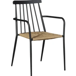 Trädgårdsstol ENVY DESIGN Natur/Svart Utomhus