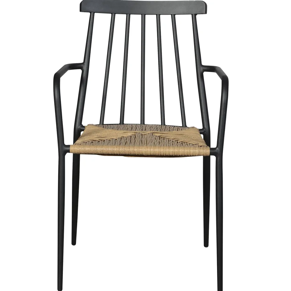 Trädgårdsstol ENVY DESIGN Natur/Svart Utomhus