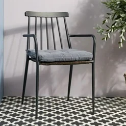 Trädgårdsstol ENVY DESIGN Natur/Svart Utomhus