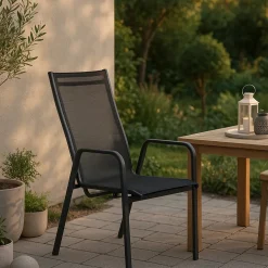 Trädgårdsstol Venture Home Copacabana Fällbar Stapelbar Utomhus
