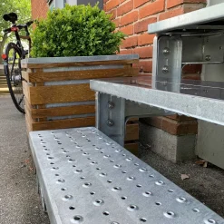 Trädgårdstrappa Dolle Gardentop utan RäckeH: 360-440 cm