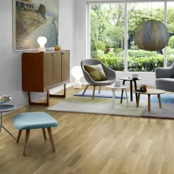 Trägolv Pergo Senja Natural Oak, Mattlackat 3-Stavs Parkettgolv