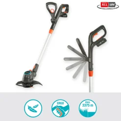 Trimmer Gardena ComfortCut 23/18V P4A Komplett (2,5Ah batteri + standardladdare)