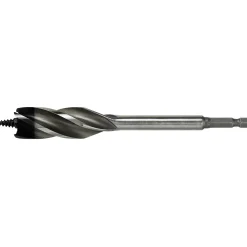 Träspiralborr Luna Tools HSS med fyra sidoskär - 1/4"-sexkantsfäste