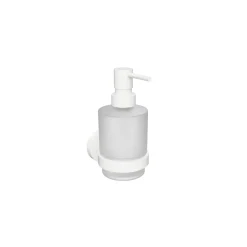 Tvåldispenser Bemeta White Glas/Vit