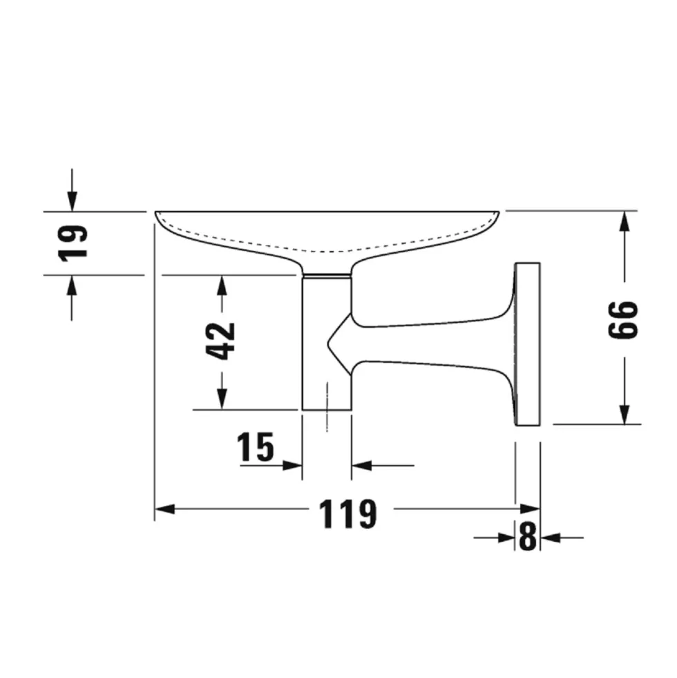 Tvålkopp Duravit Starck T 009933