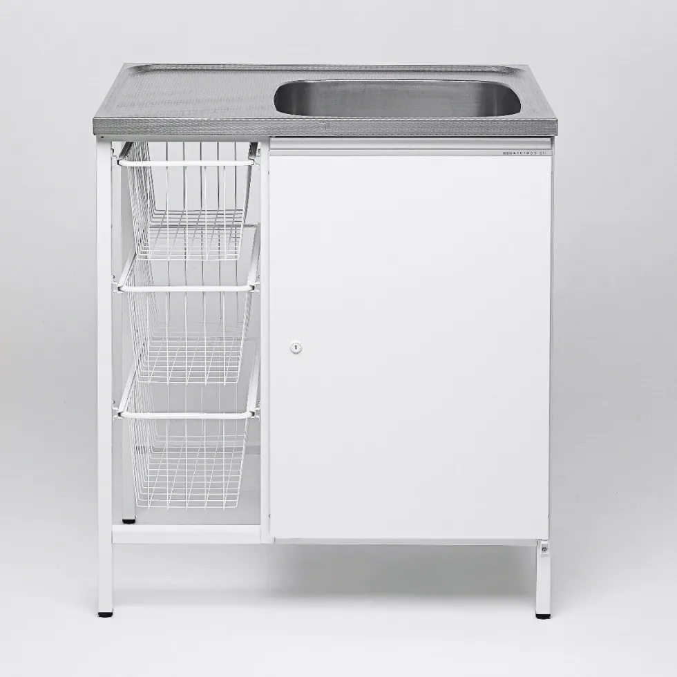 Tvättbänk Contura Steel CAB 8 Vit