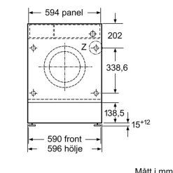 Tvättmaskin Siemens Integrerad WI14W542EU iQ700