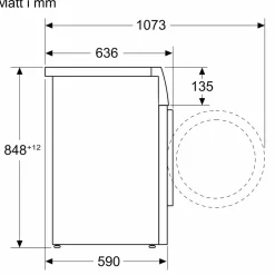 Tvättmaskin Siemens WG56G2AADN iQ500 10 kg