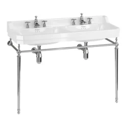 Tvättställ Burlington Edwardian 1200 mm DubbeltEtt blandarhål