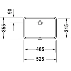 Tvättställ Duravit Vero 3304