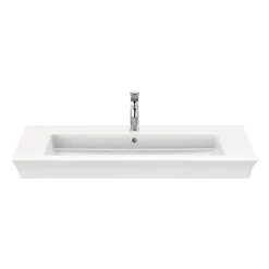 Tvättställ Duravit White Tulip Vit Högblank1055x490 mm, Hål för Blandare: Ja