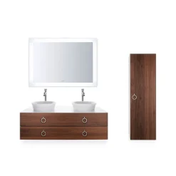 Tvättställ Duravit White Tulip för Placering på Bänkskiva Vit Högblank 430 mm