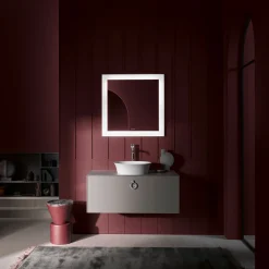 Tvättställ Duravit White Tulip för Placering på Bänkskiva Vit Högblank 430 mm