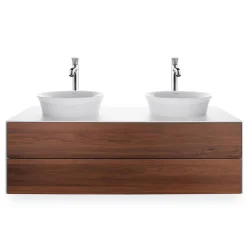 Tvättställ Duravit White Tulip för Placering på Bänkskiva Vit Högblank 430 mm
