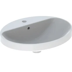 Tvättställ Geberit Variform 550 mm Infälld Ovalt Kanthylla
