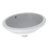 Tvättställ Geberit Variform 420 mm för underlimning Ovalt
