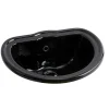 Tvättställ Lavabo Retro 50Svart
