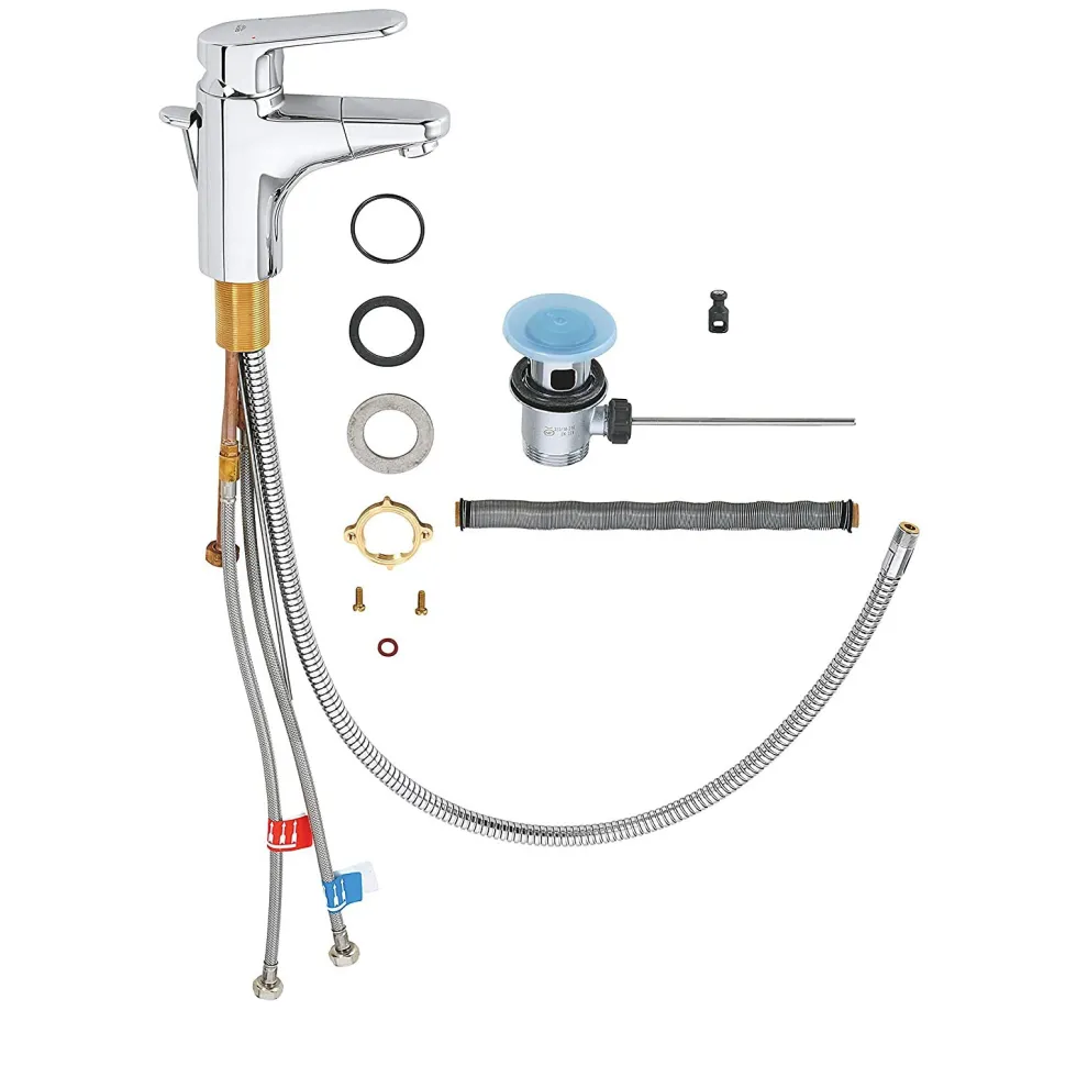 Tvättställsblandare Grohe Europlus 33155 med Utdragbar Pip