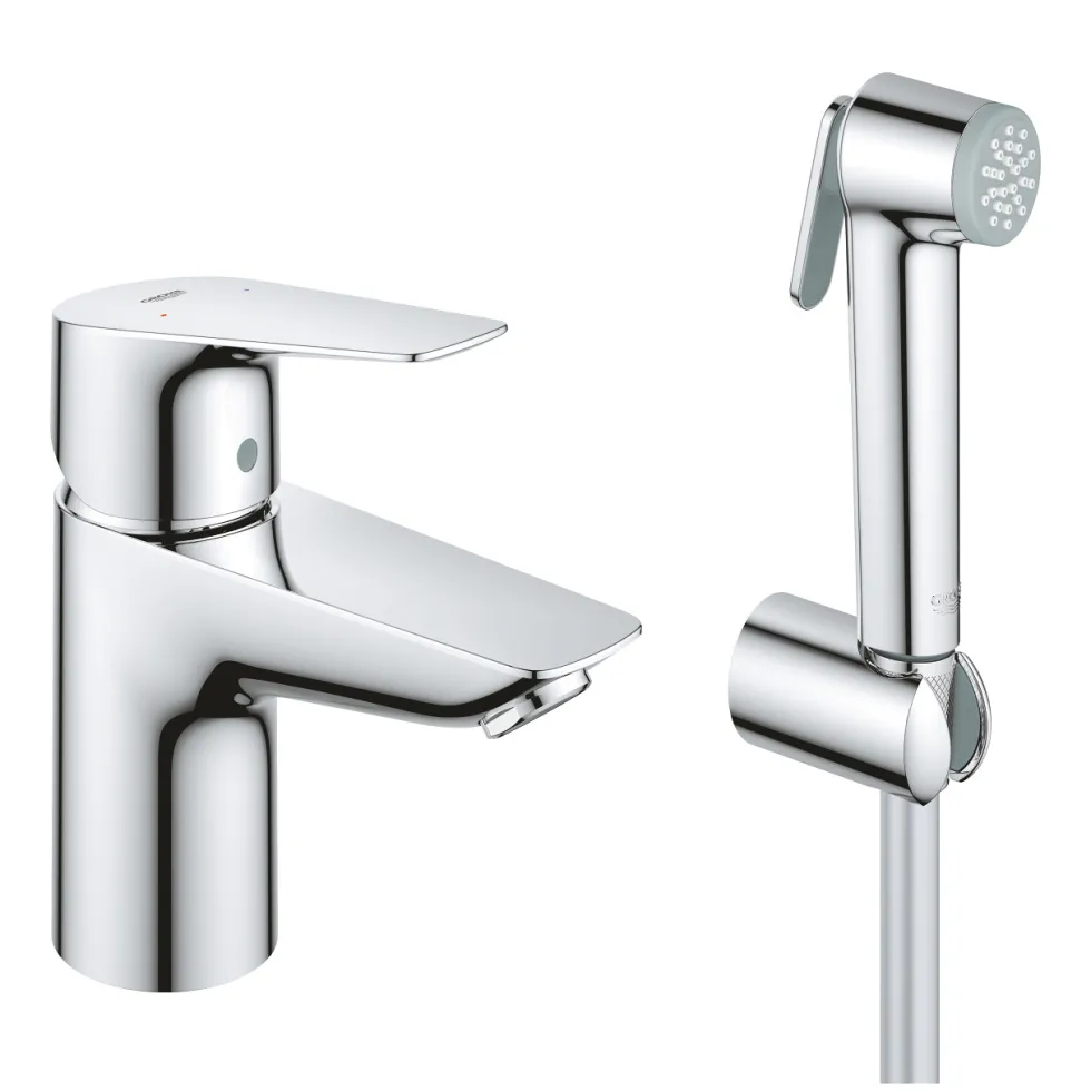 Tvättställsblandare Grohe Start Edge S 23773001 med Sidodusch