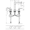 Tvättställsblandare Hansgrohe Metropol 160 3-håls med Bygelgrepp