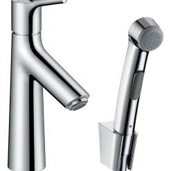 Tvättställsblandare Hansgrohe Talis S med Bidettehanddusch