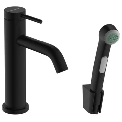 Tvättställsblandare Hansgrohe Tecturis S 110 med Bidettehanddusch och Duschslang