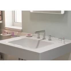Tvättställsblandare Hansgrohe Zesis S 3-hål 100 med Lyftventil