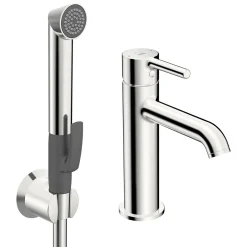 Tvättställsblandare Oras Optima Style 2606FH med Självstängande Handdusch